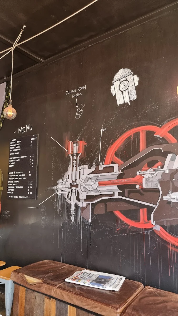 Menu, Engine Room Espresso