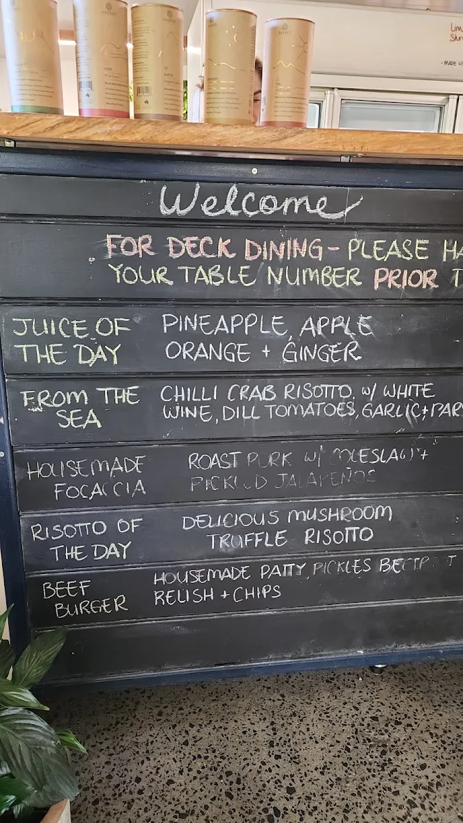 Menu, Crystal Creek Estate Cafe & Nursery