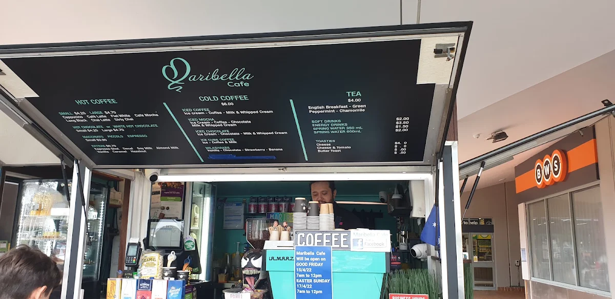Menu, Maribella Cafe