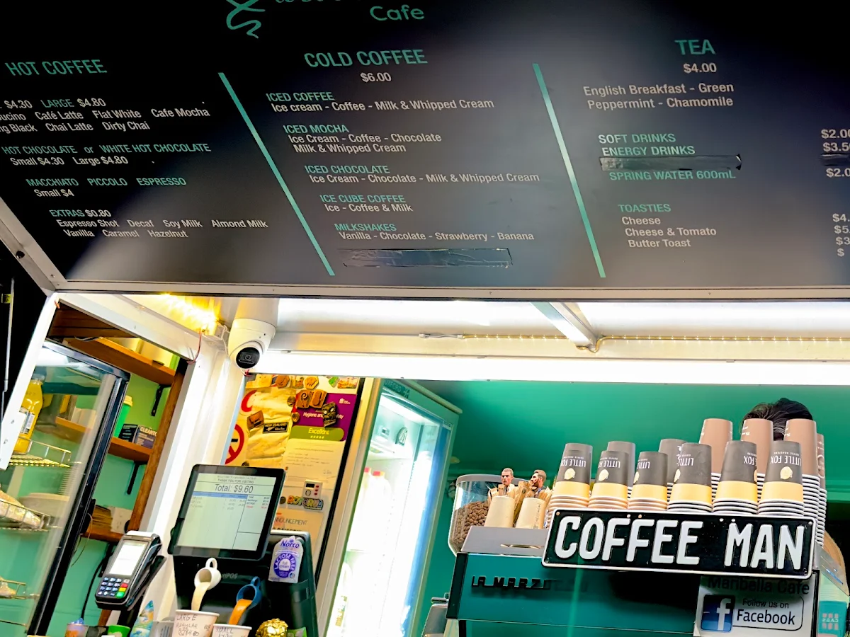 Menu, Maribella Cafe