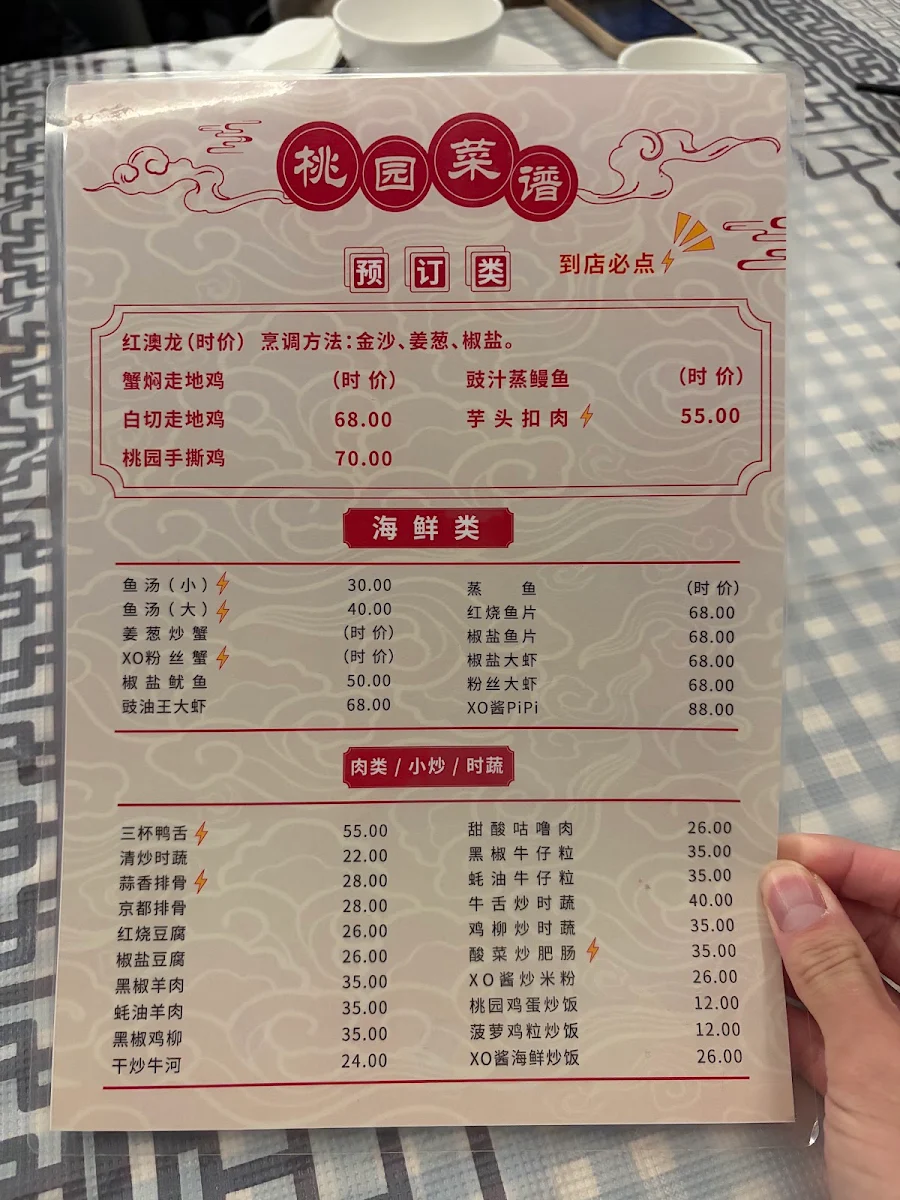 Menu, Padstow Inn Chinese Restaurant