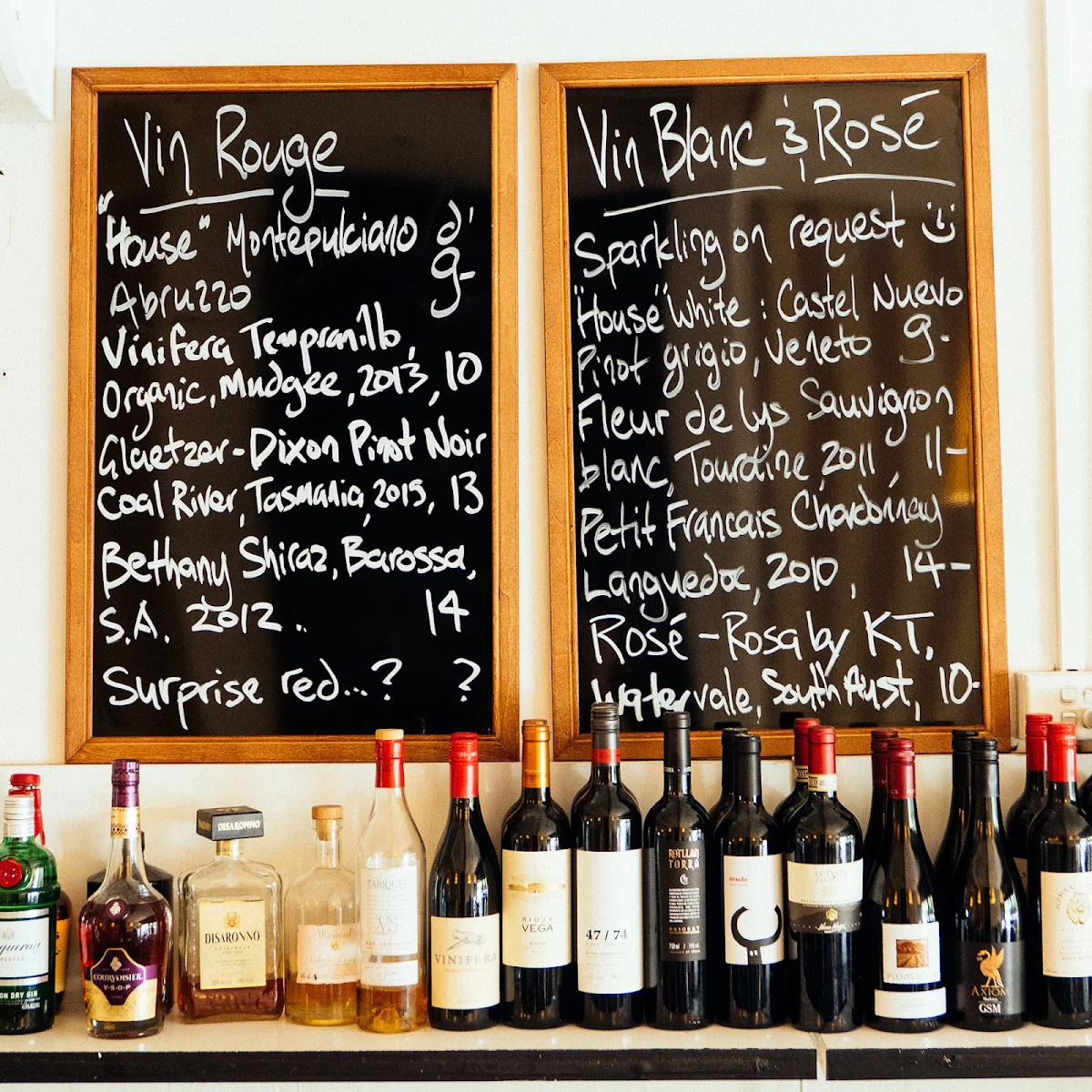 Menu, Bistro St Jacques