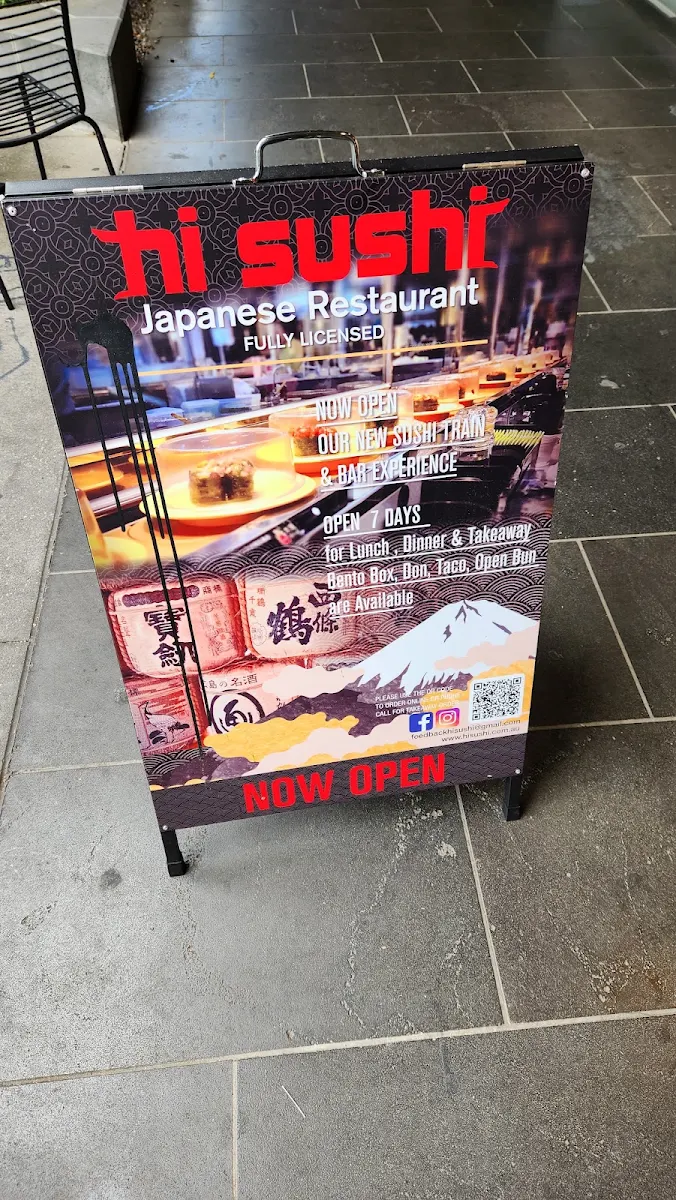 Menu, Hi Sushi Geelong