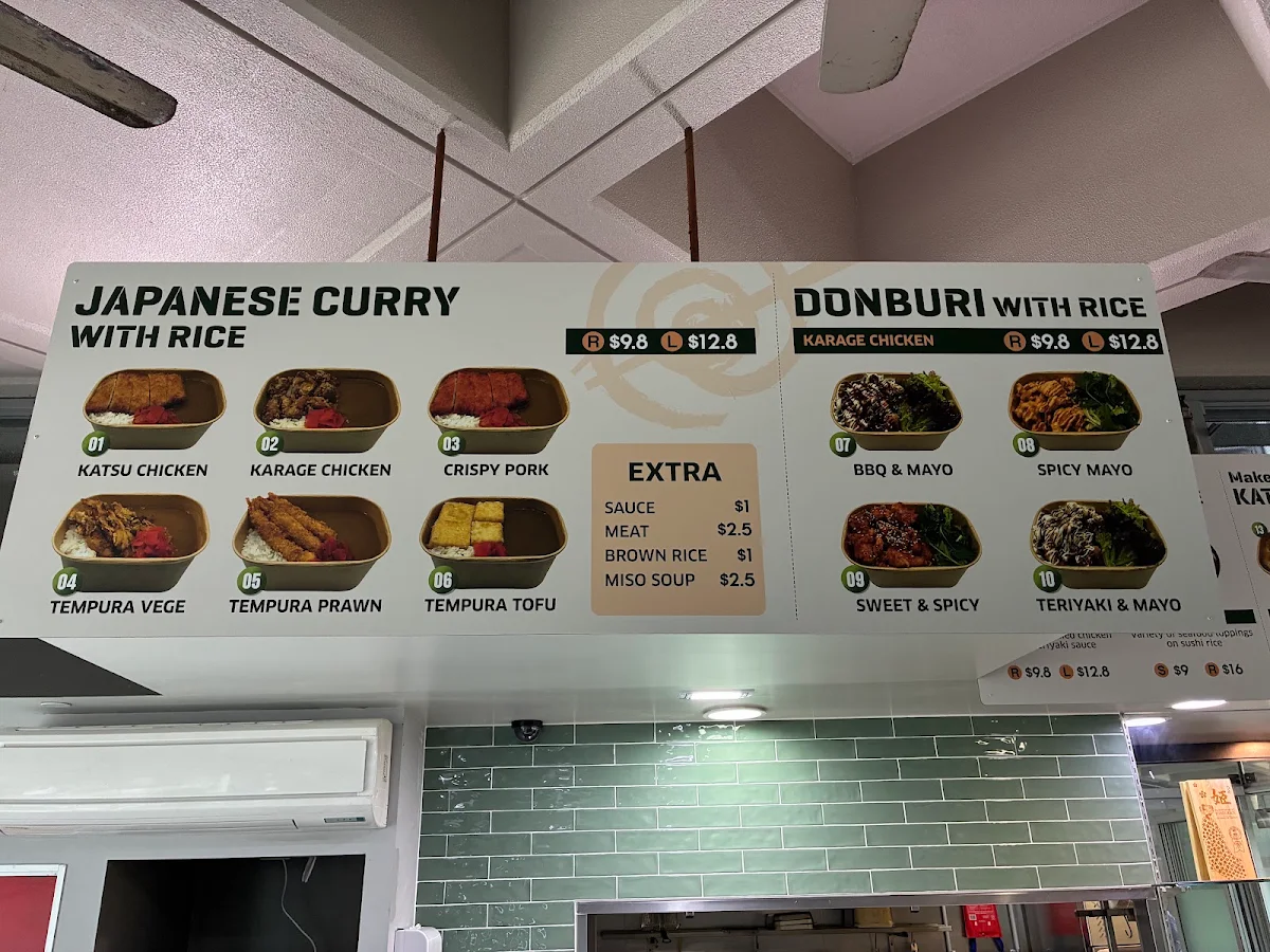 Menu, Sushi on Mary