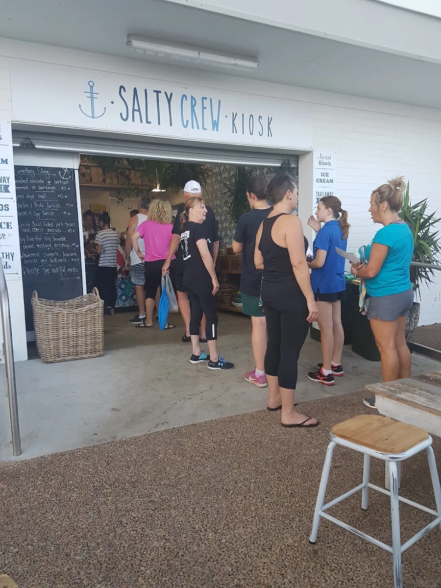 Menu, Salty Crew Kiosk
