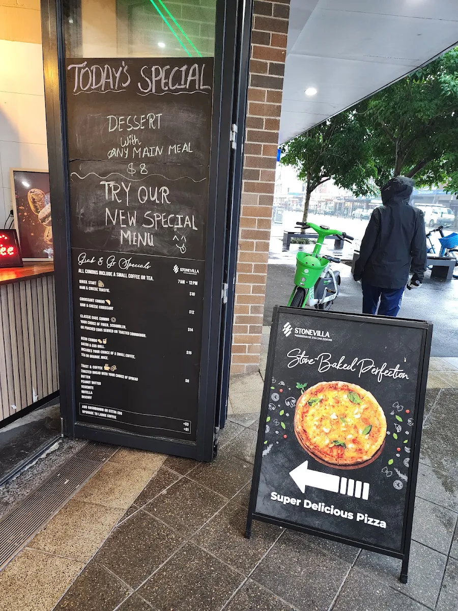 Menu, STONEVILLA - Cafe & Restaurant