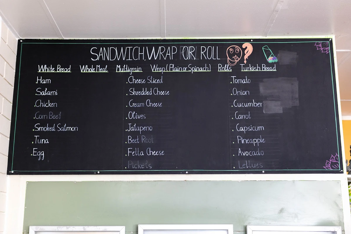 Menu, Angkor Takeaway