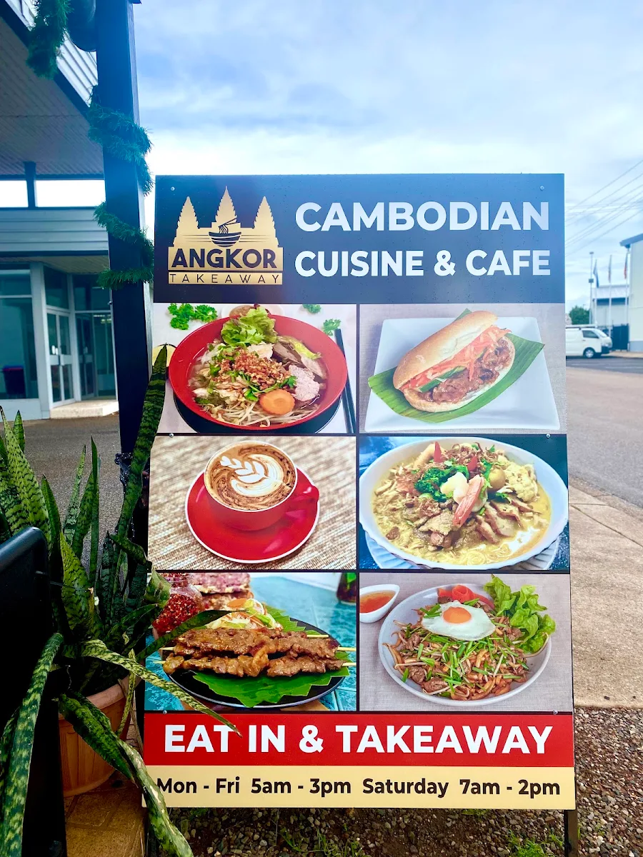 Menu, Angkor Takeaway