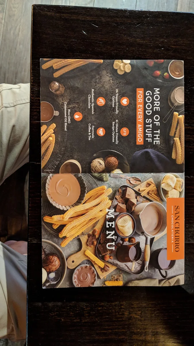 Menu, San Churro Orion Springfield