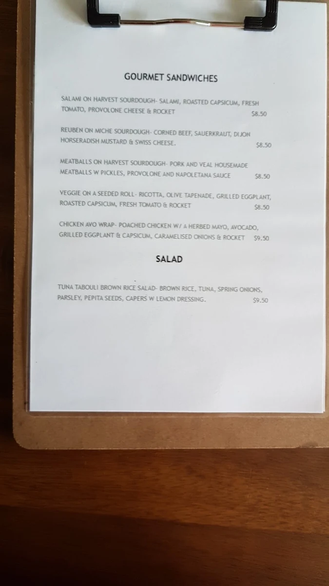 Menu, Steam Heads