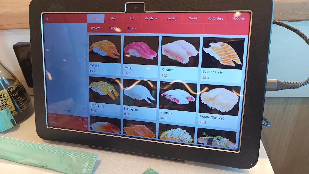 Menu, Miyabi Sushi