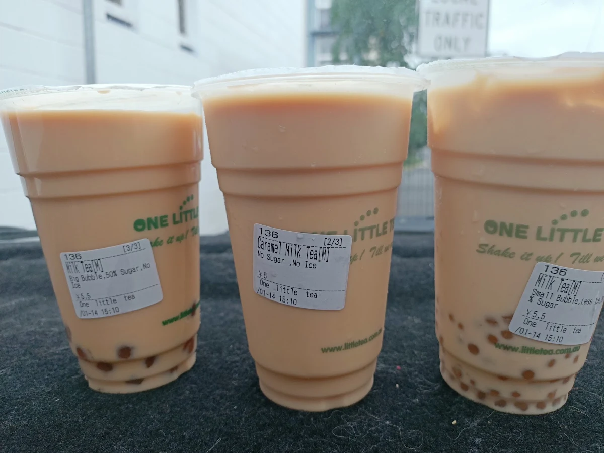 Menu, One Little Tea