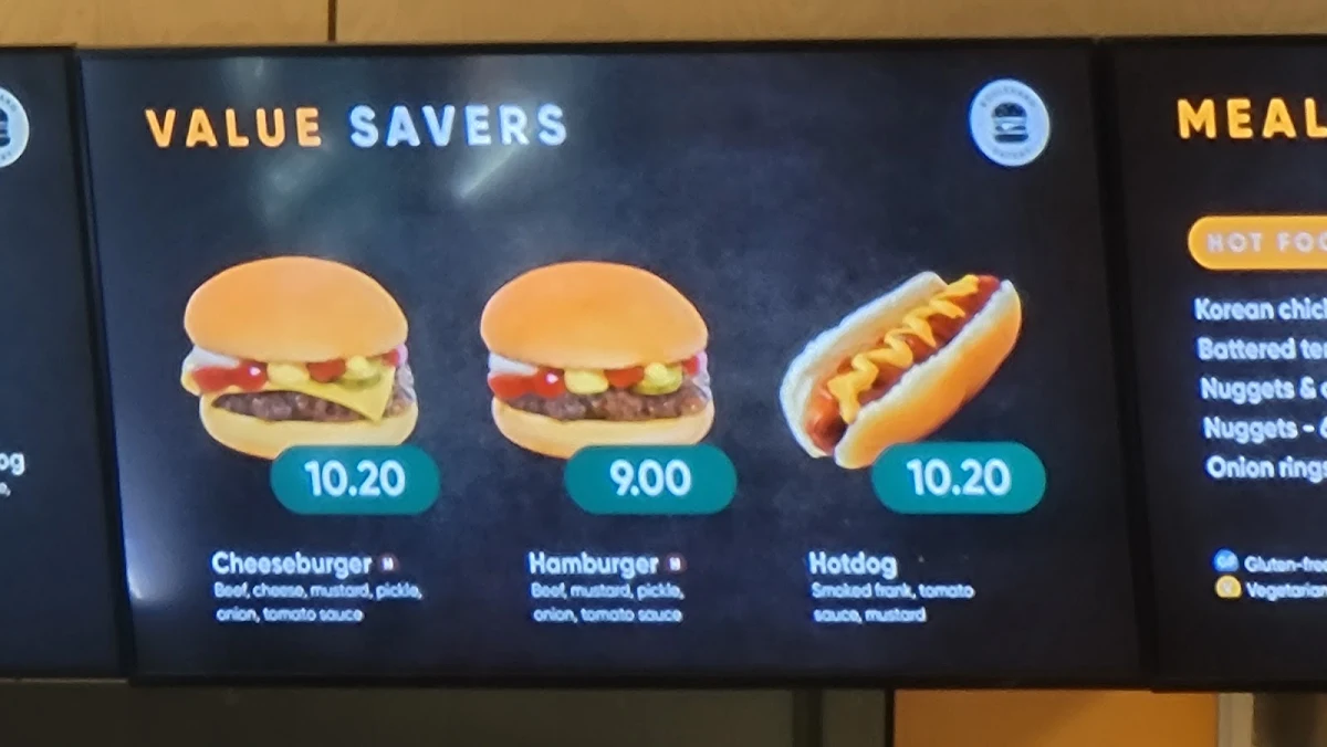 Menu, Boulevard Eatery