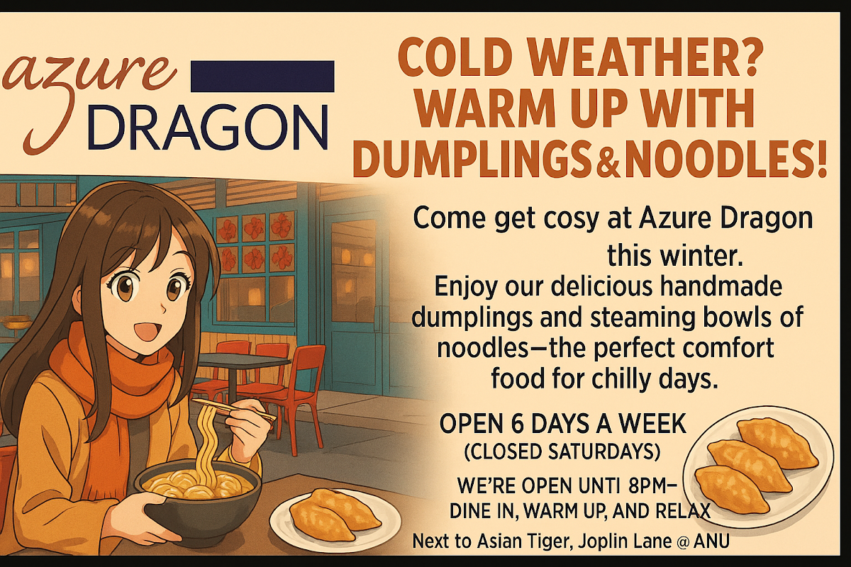 Menu, Azure Dragon
