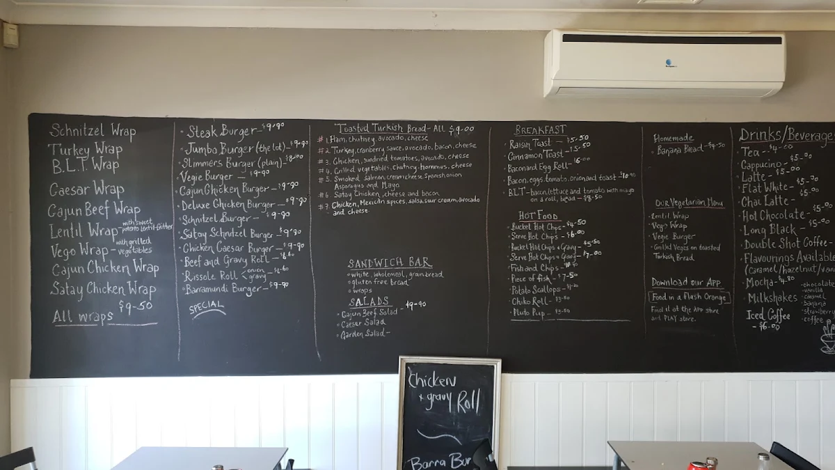 Menu, Food'n A Flash