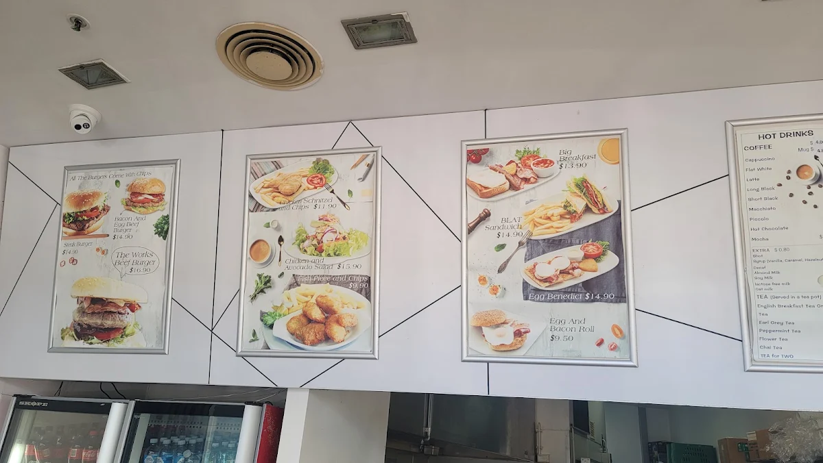 Menu, One Cafe