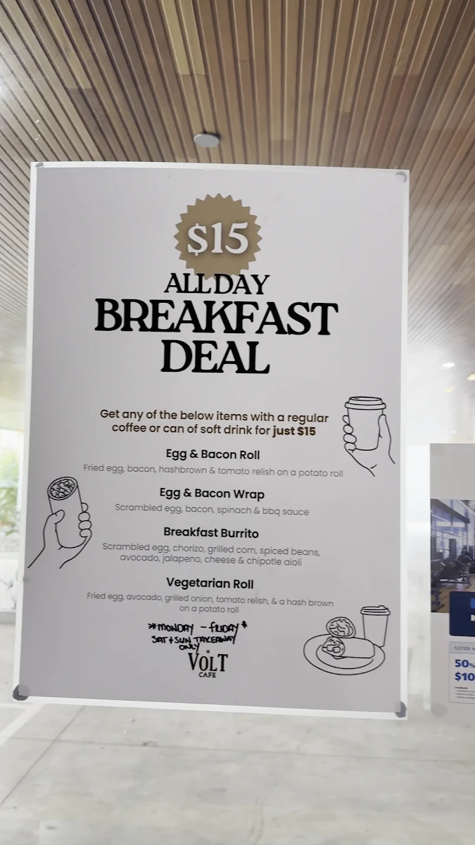 Menu, Volt Cafe | Narre Warren
