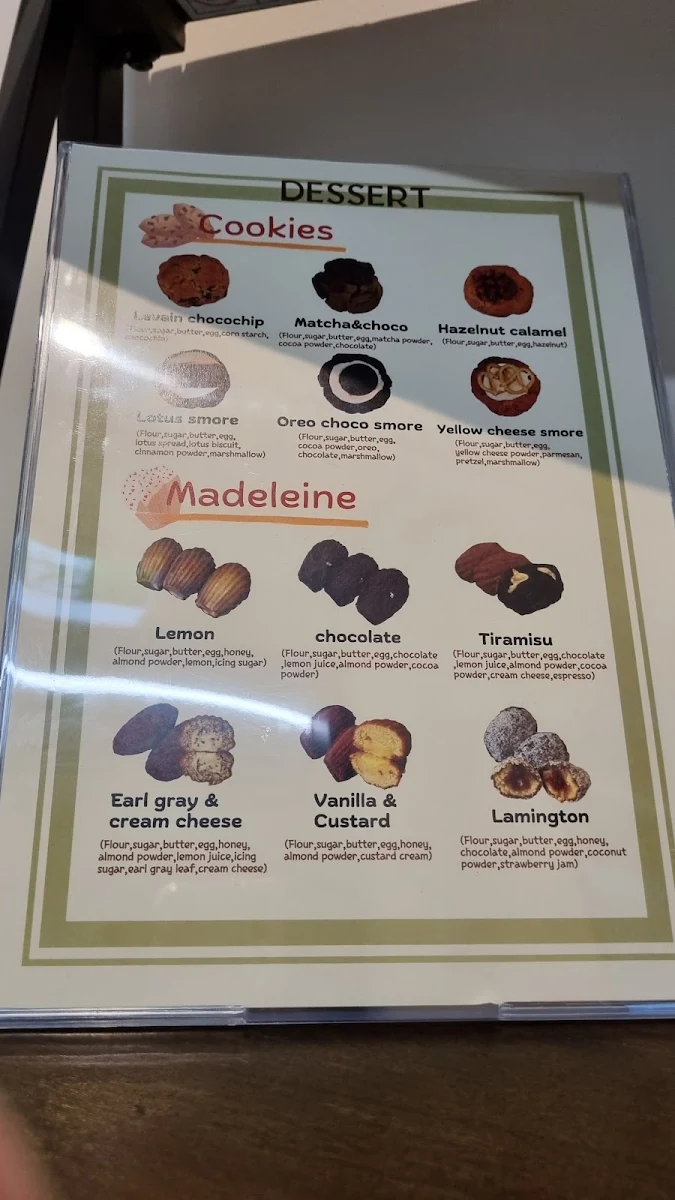 Menu, OUR HOURS bakery cafe