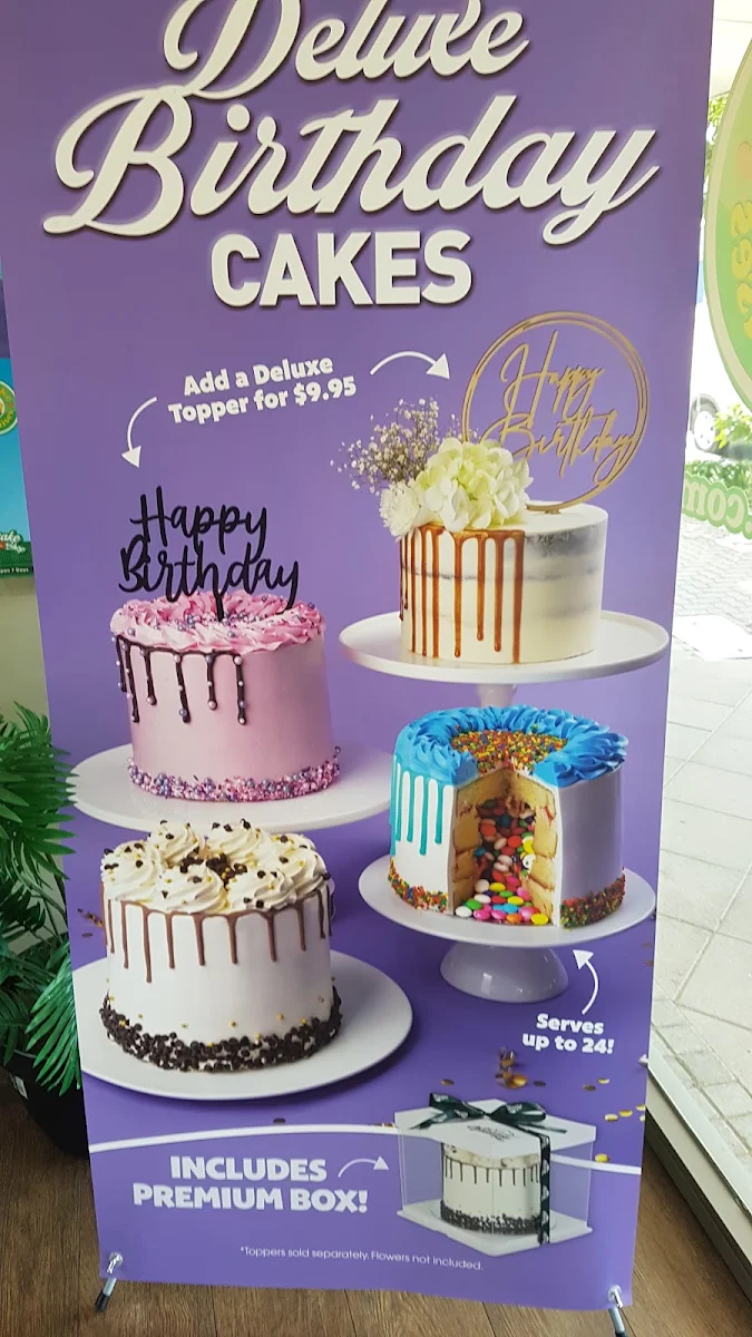 Menu, The Cheesecake Shop Townsville