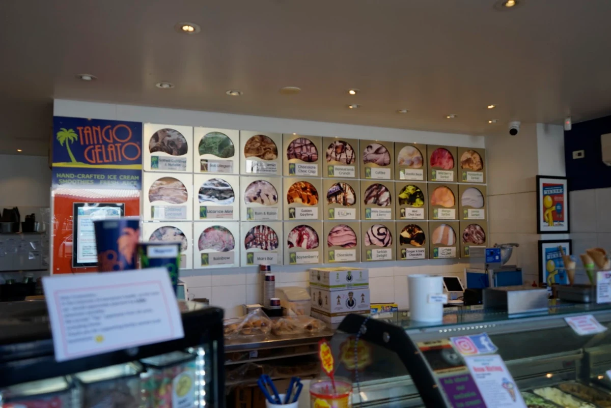 Menu, Tango Gelato Kingscliff
