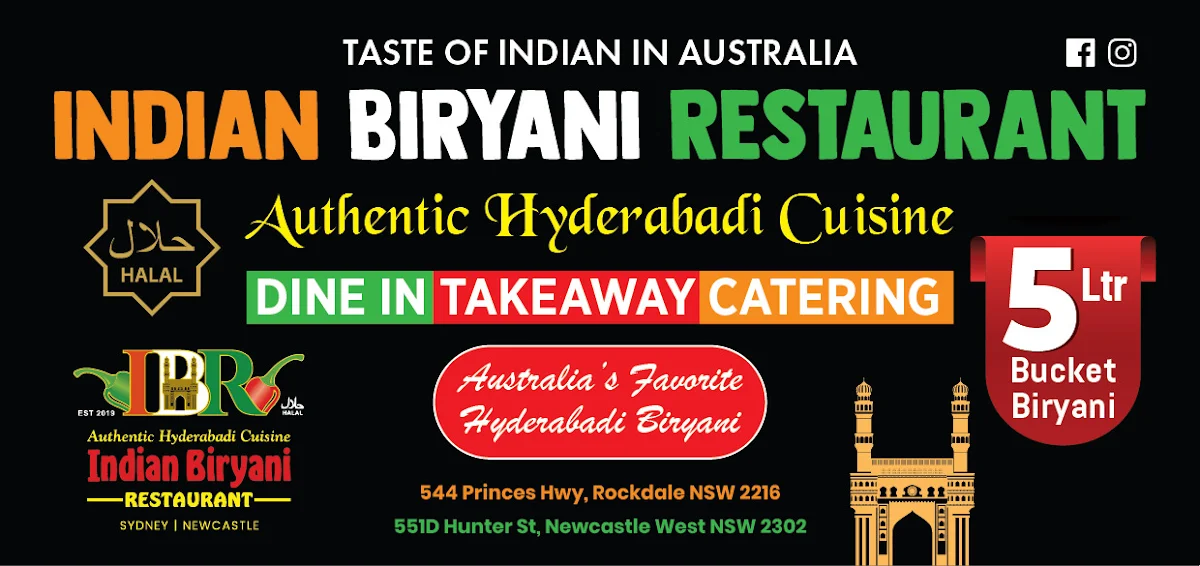 Menu, Indian Biryani Restaurant Newcastle
