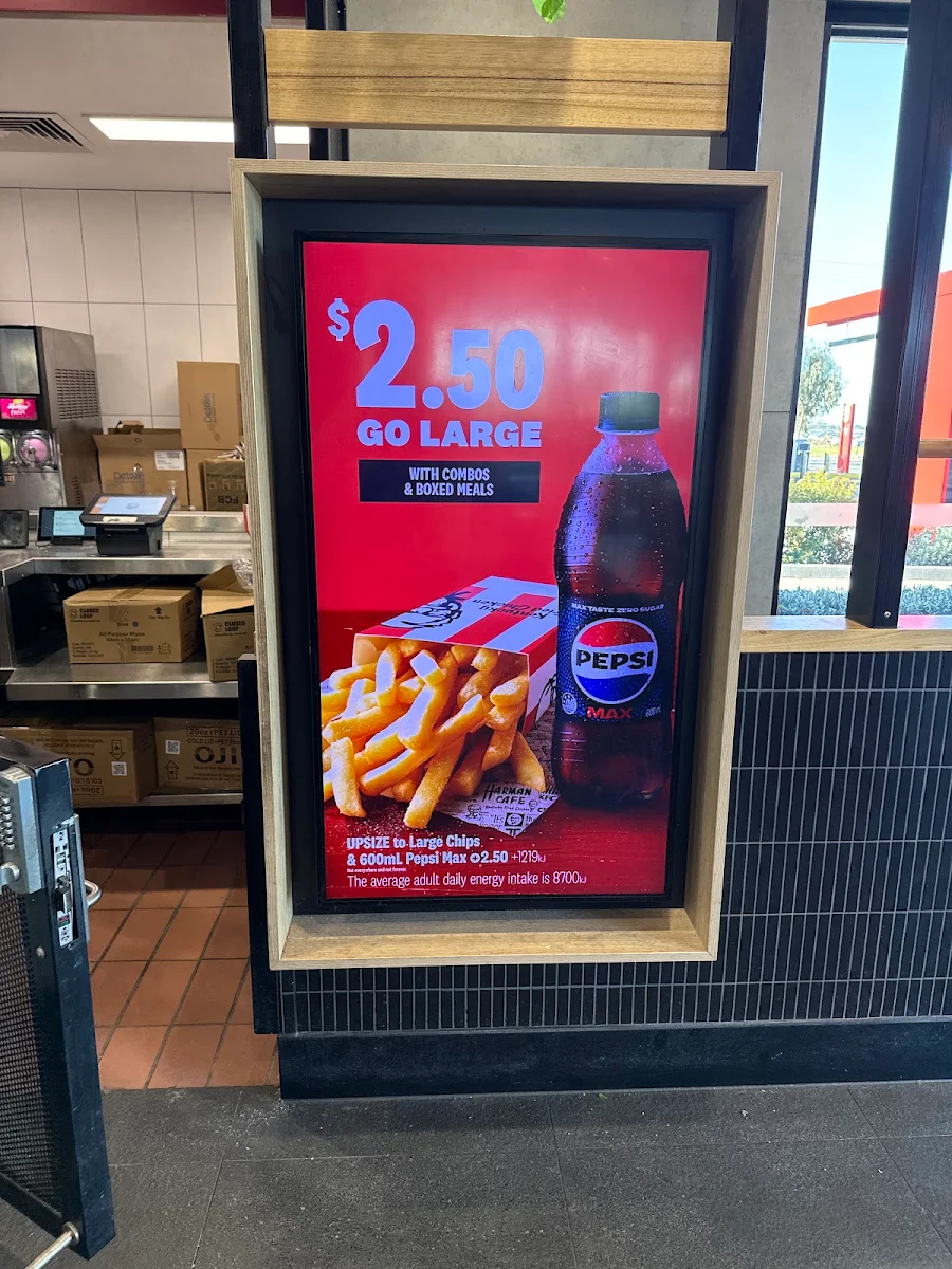 Menu, KFC Manor Lakes