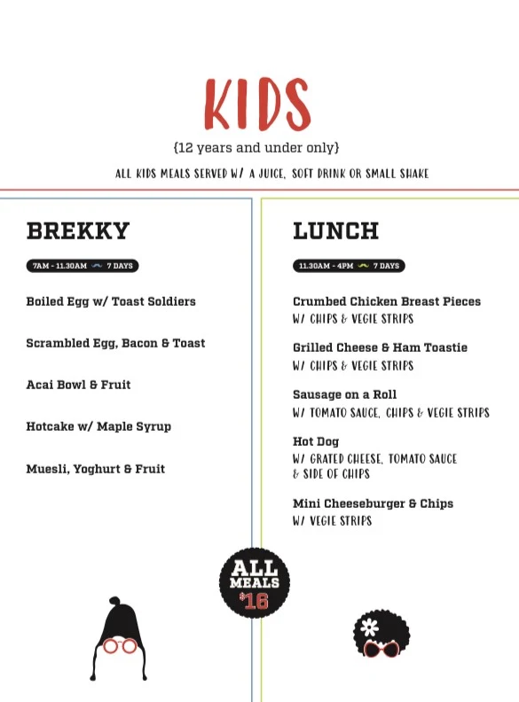 Menu, The Runaway Spoon