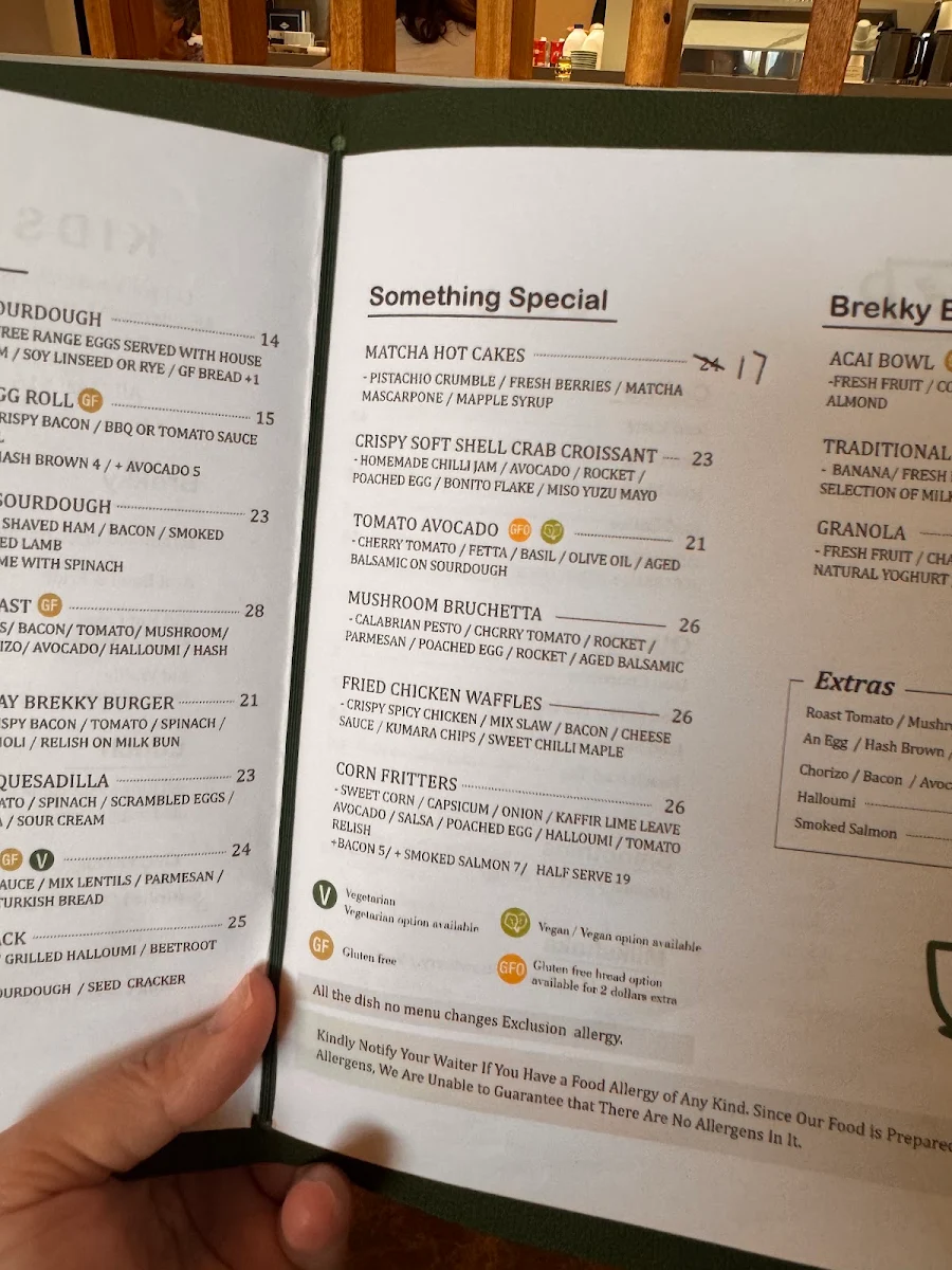 Menu, The Runaway Spoon