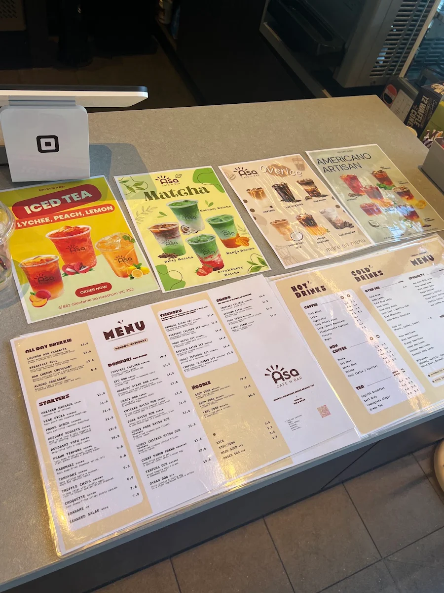 Menu, Asa | Japanese Restaurant n Bar