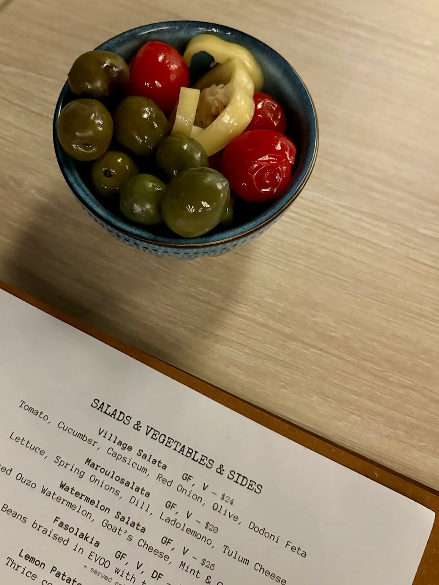 Menu, Loulaki