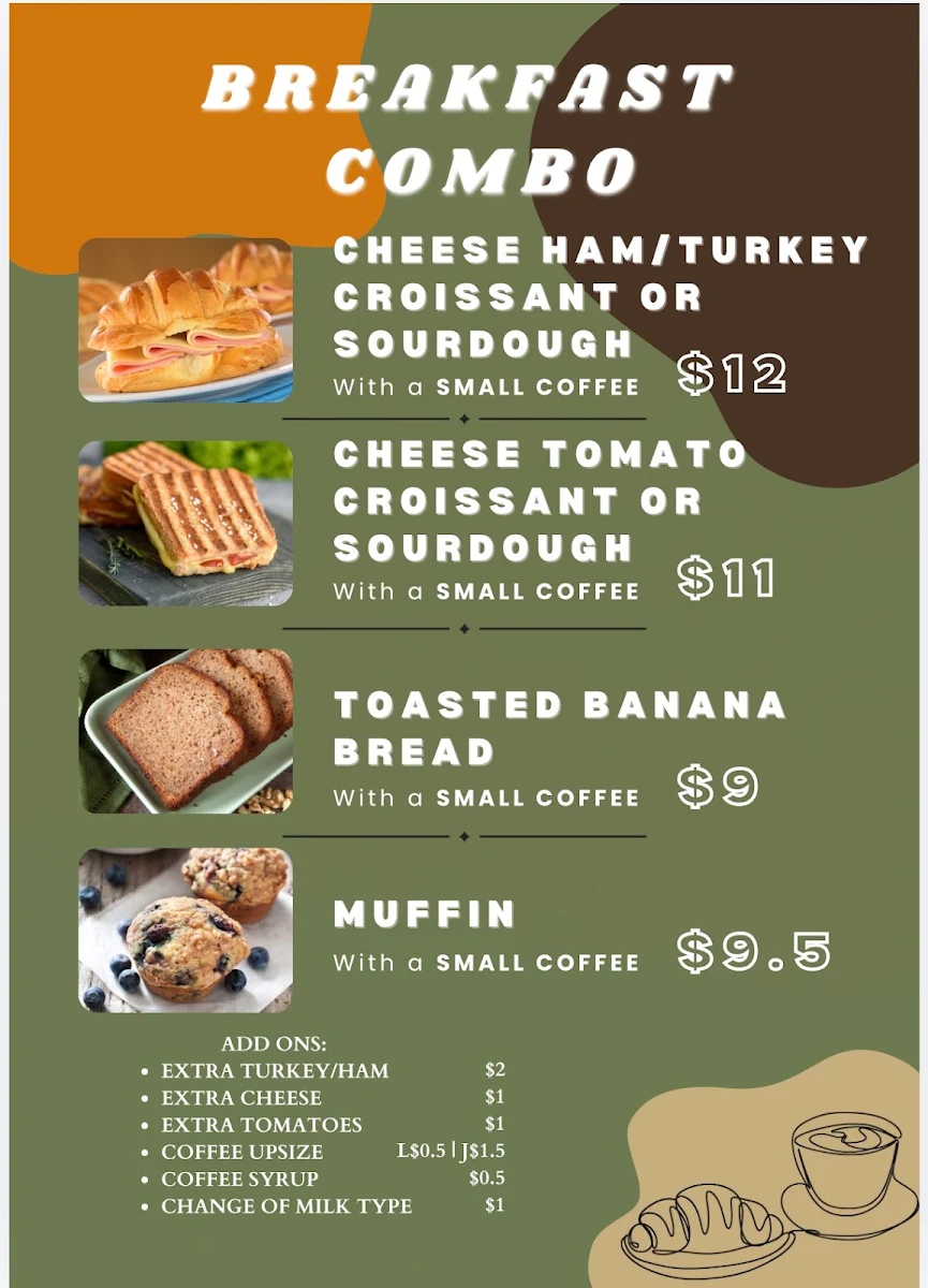 Menu, Black Grain Auburn