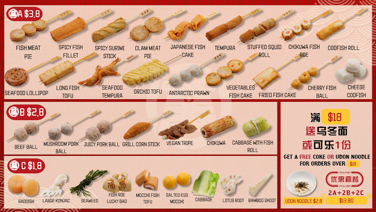 Menu, Kwafood & Mixue Springvale