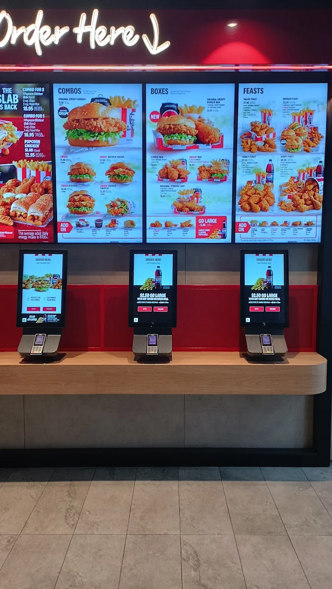 Menu, KFC North Sydney