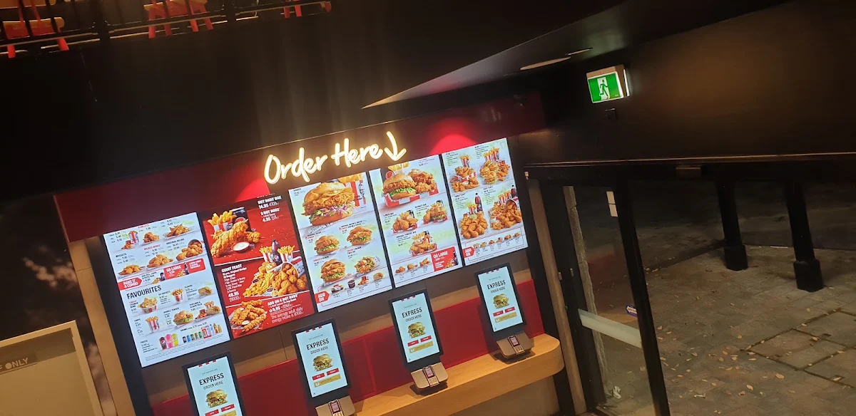 Menu, KFC North Sydney