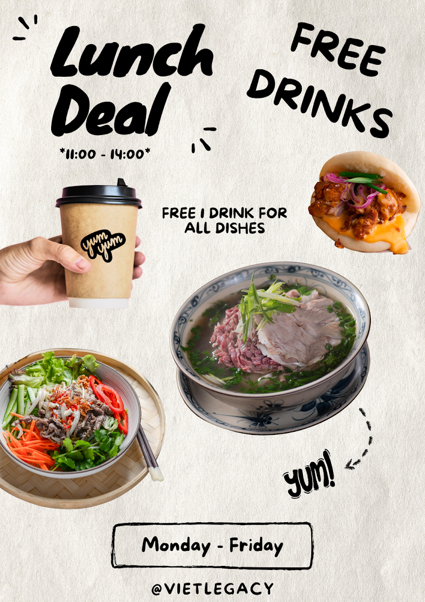 Menu, Viet Legacy