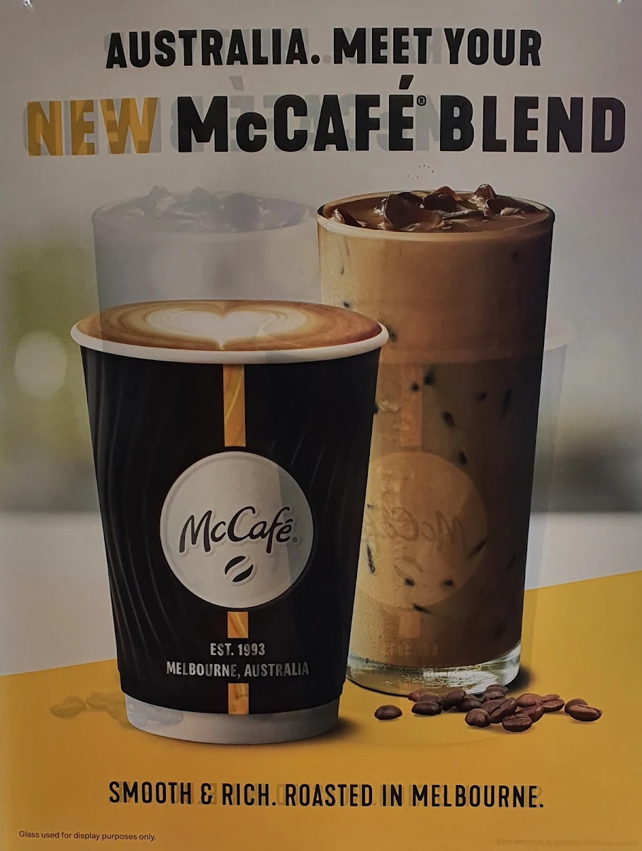Menu, McDonald's Tamworth