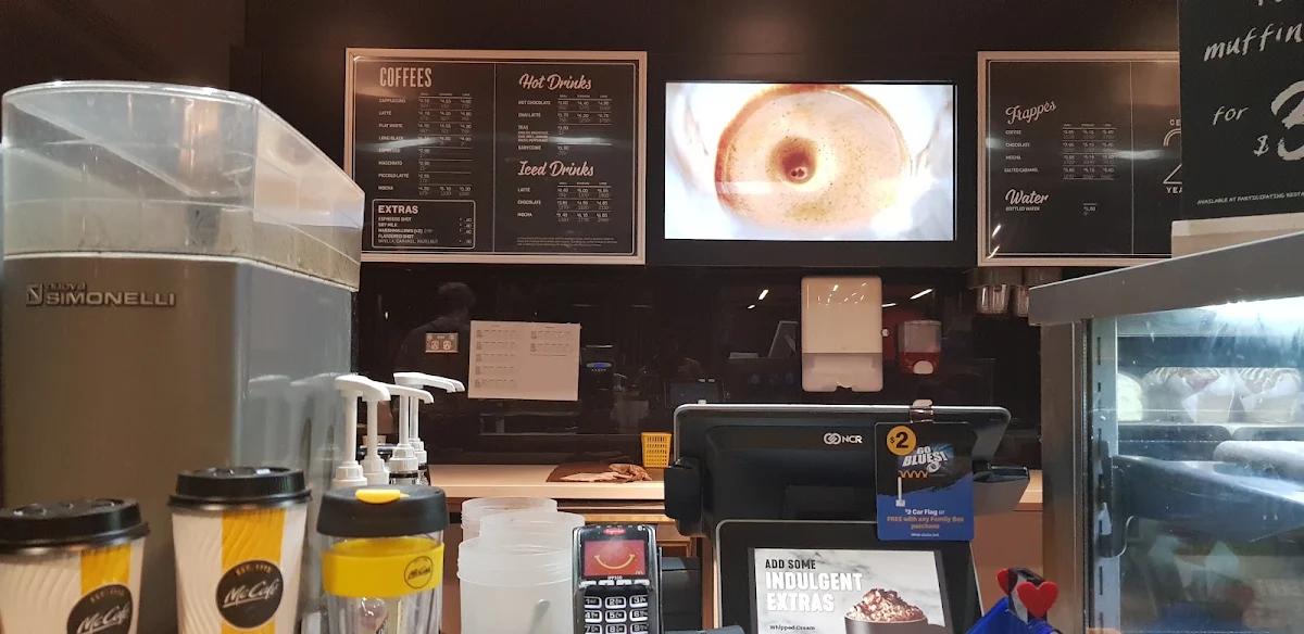 Menu, McDonald's Tamworth