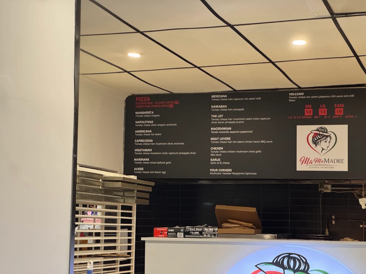 Menu, MaMa Madre
