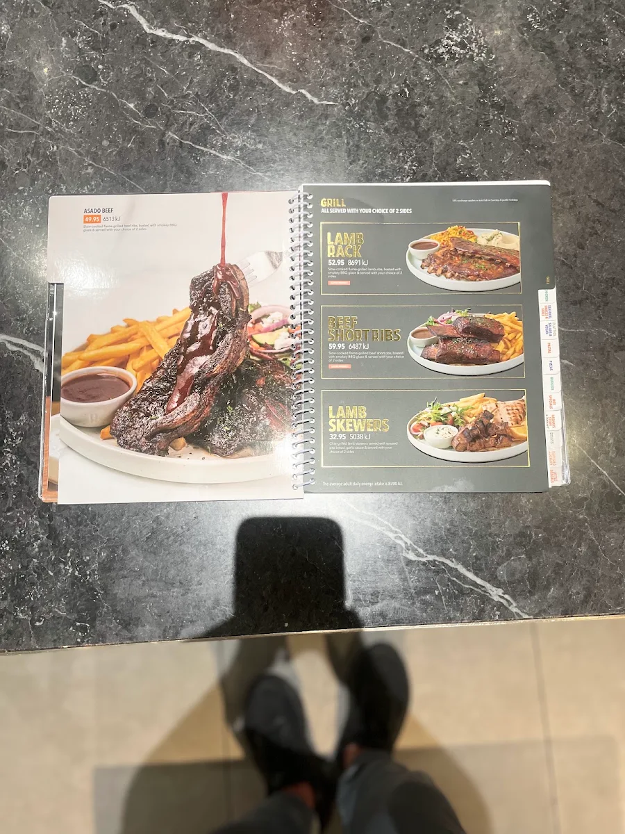 Menu, RASHAYS - Broadmeadows