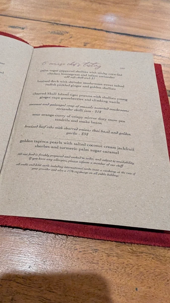 Menu, viand