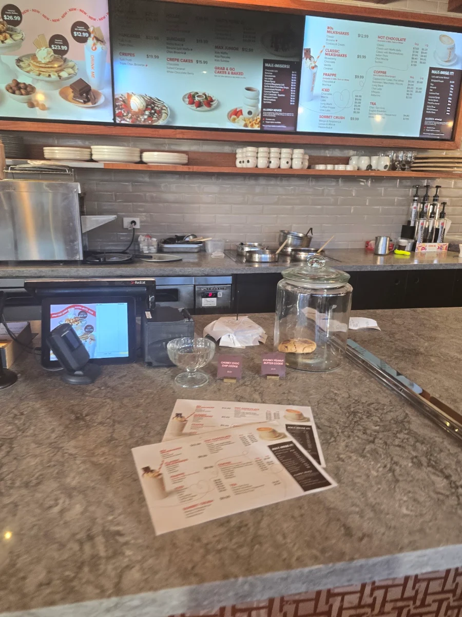 Menu, Max Brenner - Australia Fair