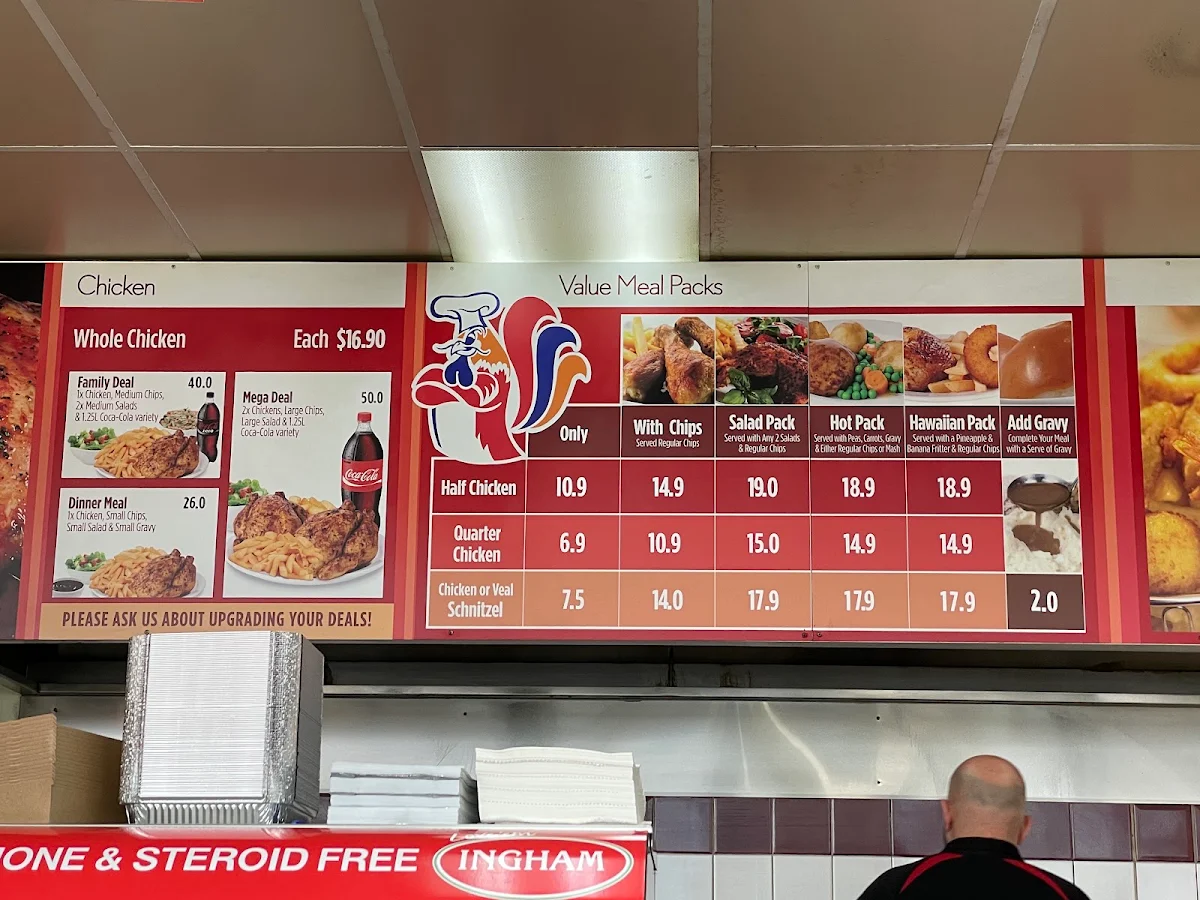 Menu, Chicken Chef