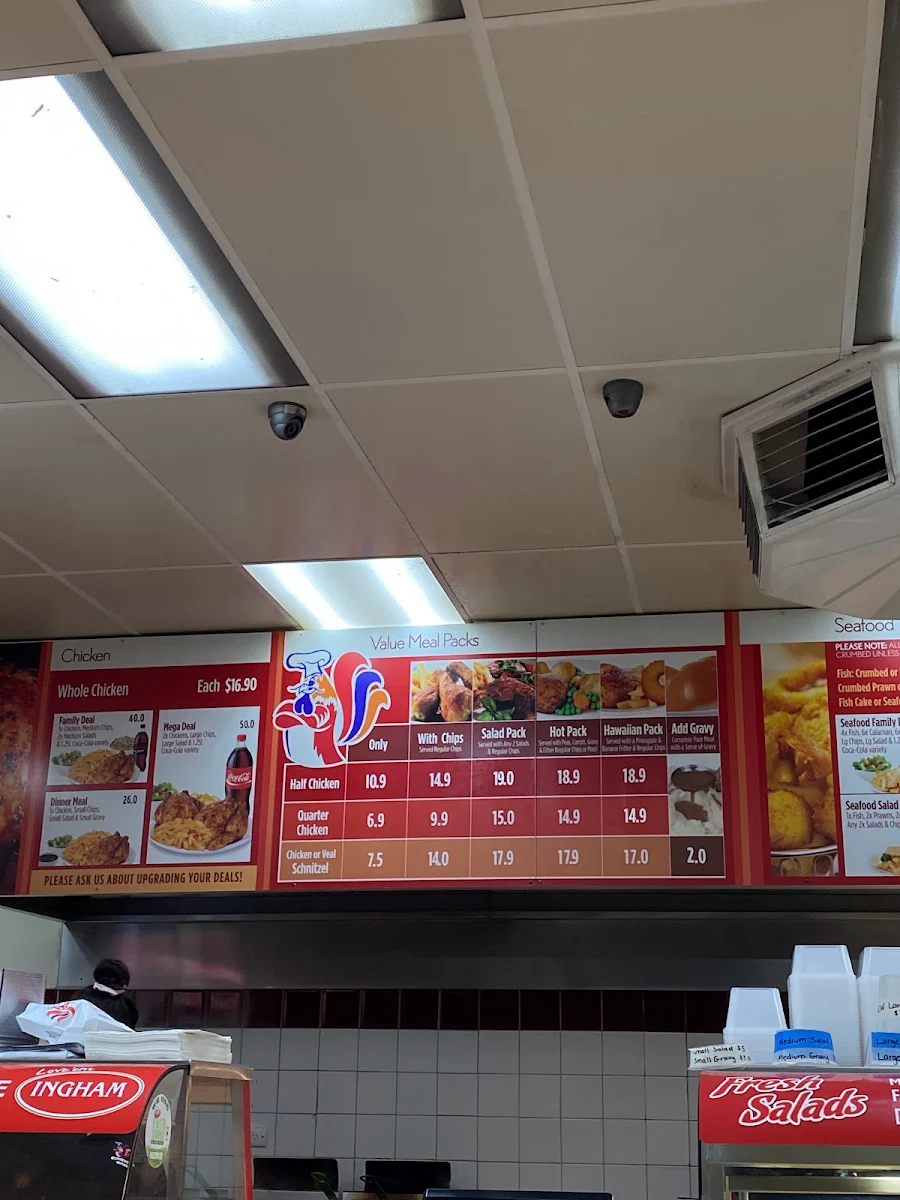 Menu, Chicken Chef