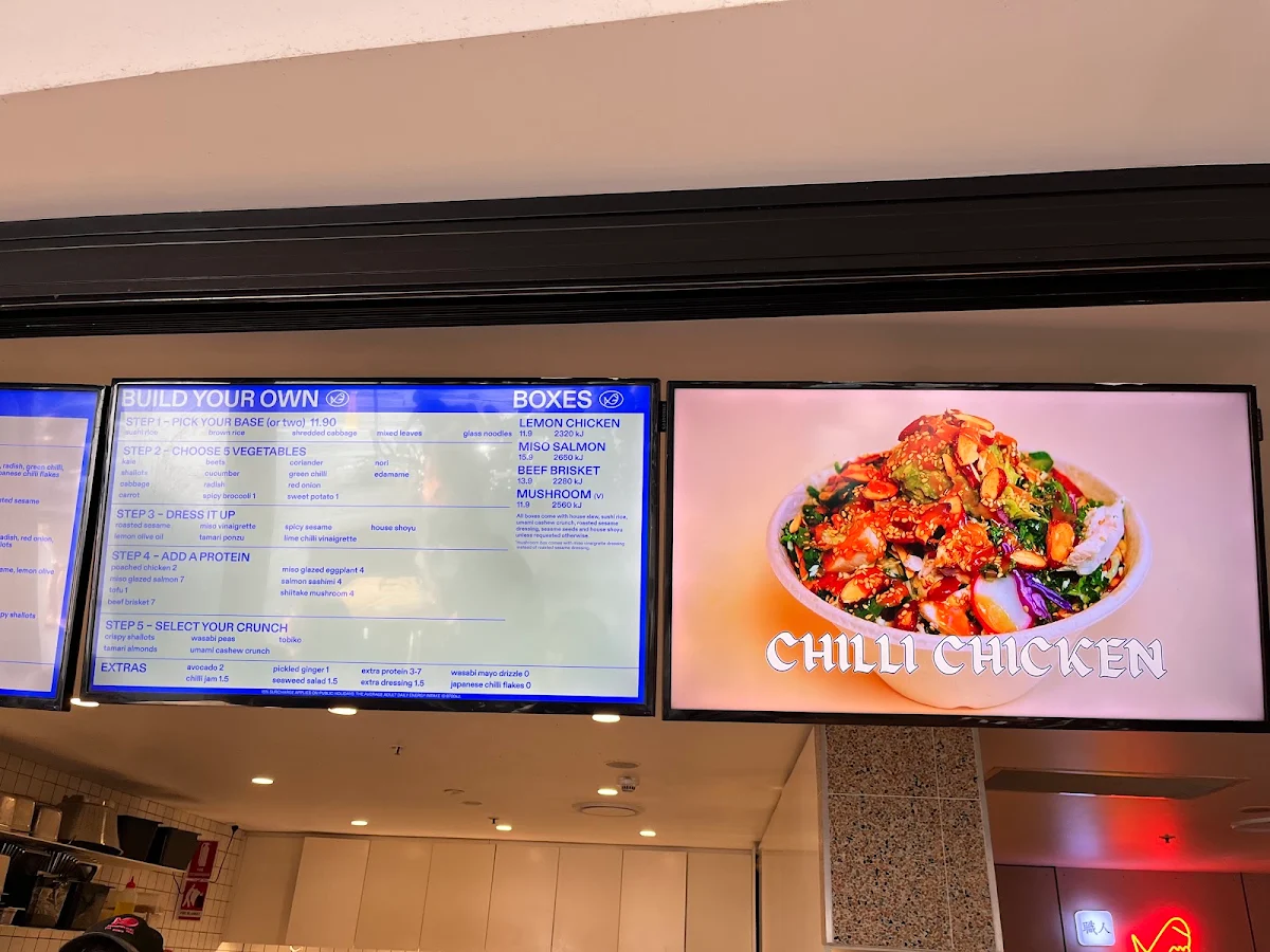 Menu, FISHBOWL - Chatswood