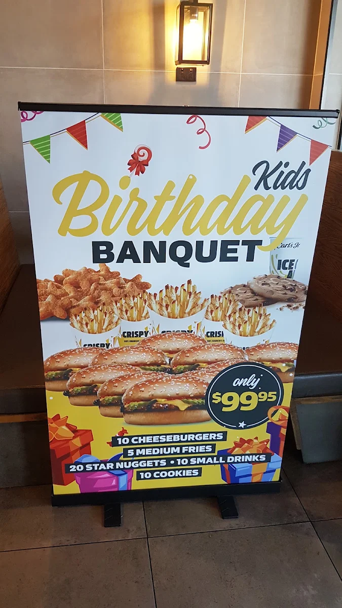 Menu, Carl's Jr. Hope Island
