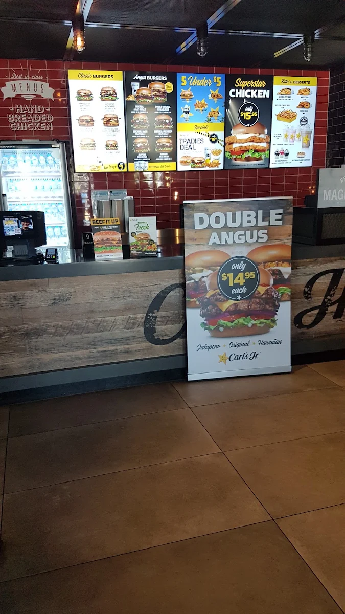 Menu, Carl's Jr. Hope Island