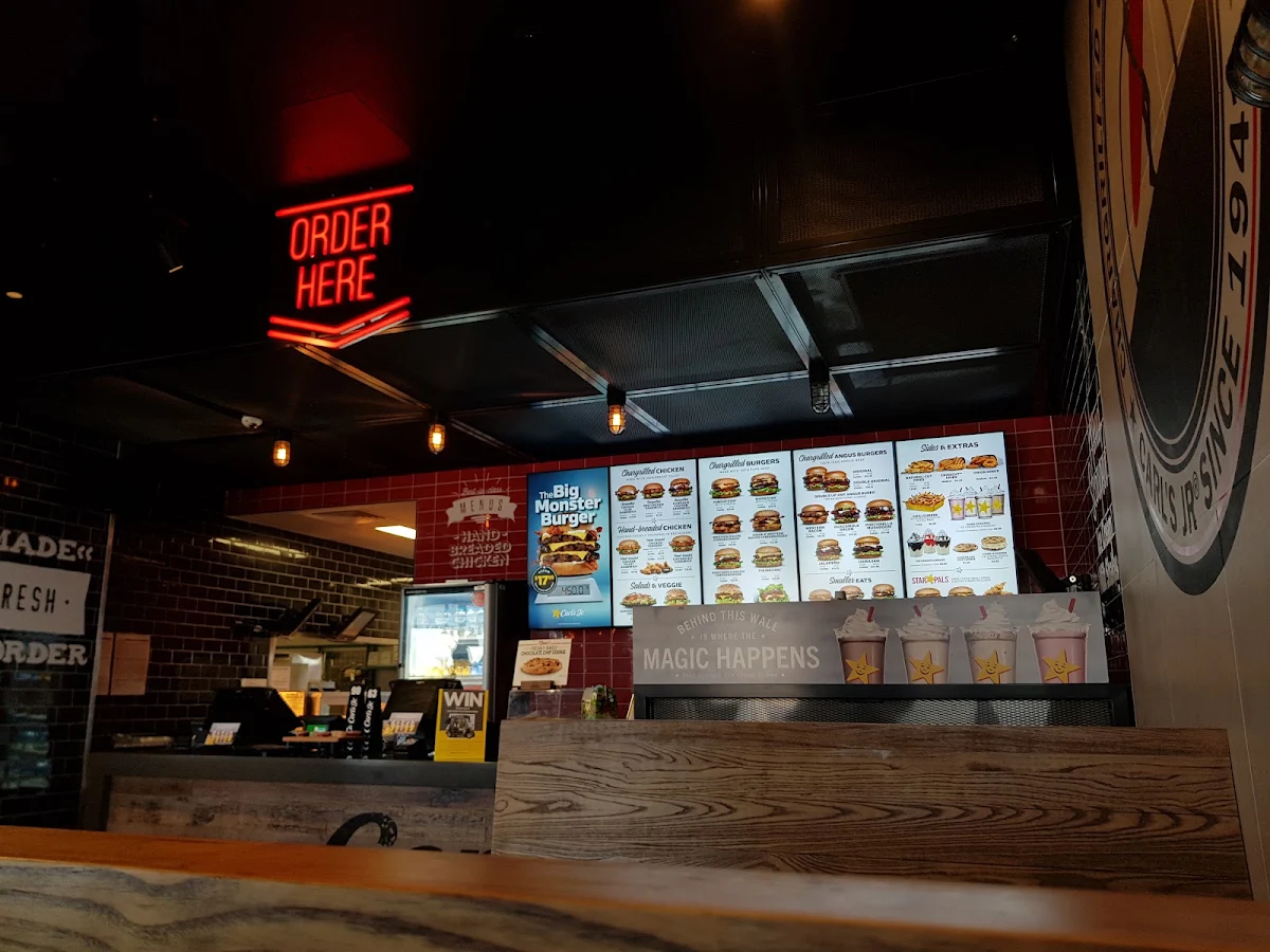 Menu, Carl's Jr. Hope Island
