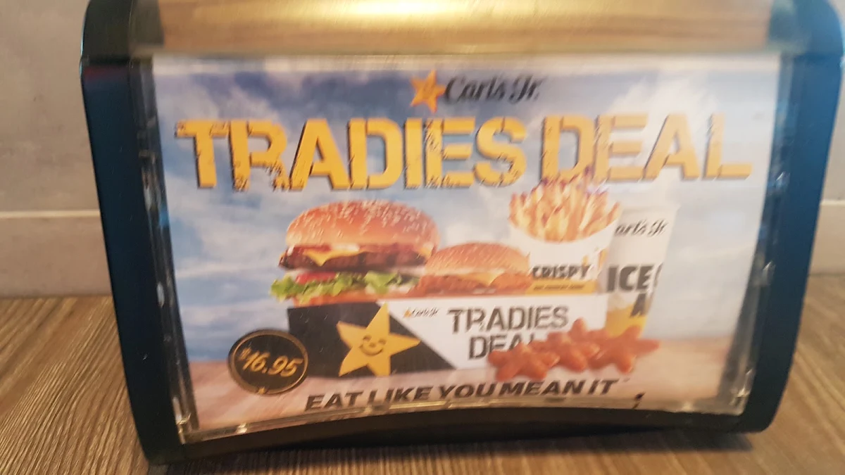 Menu, Carl's Jr. Hope Island