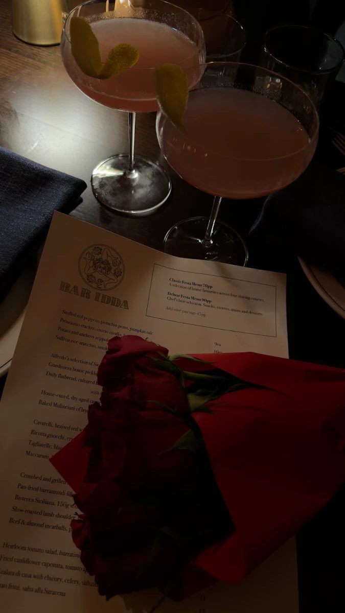 Menu, Bar Idda