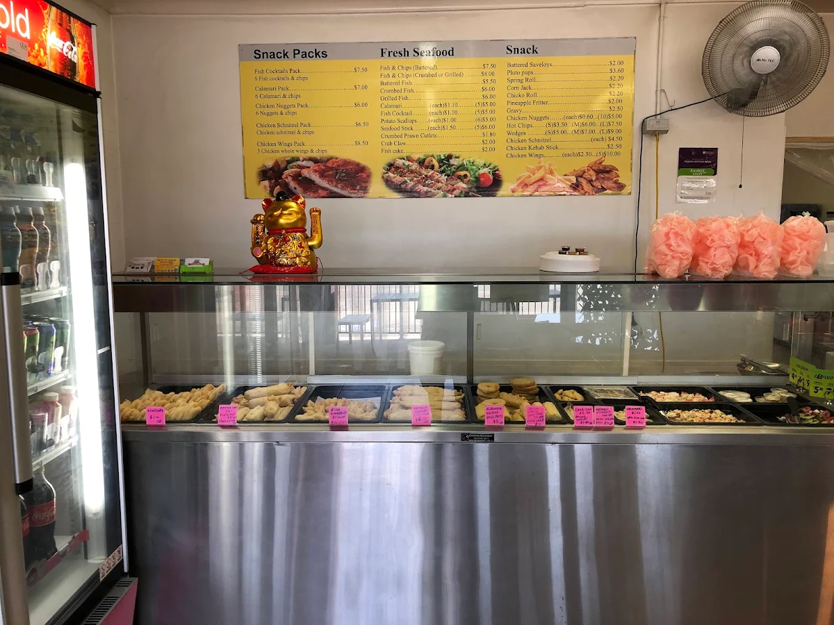 Menu, Colyton Seafood & Takeaway